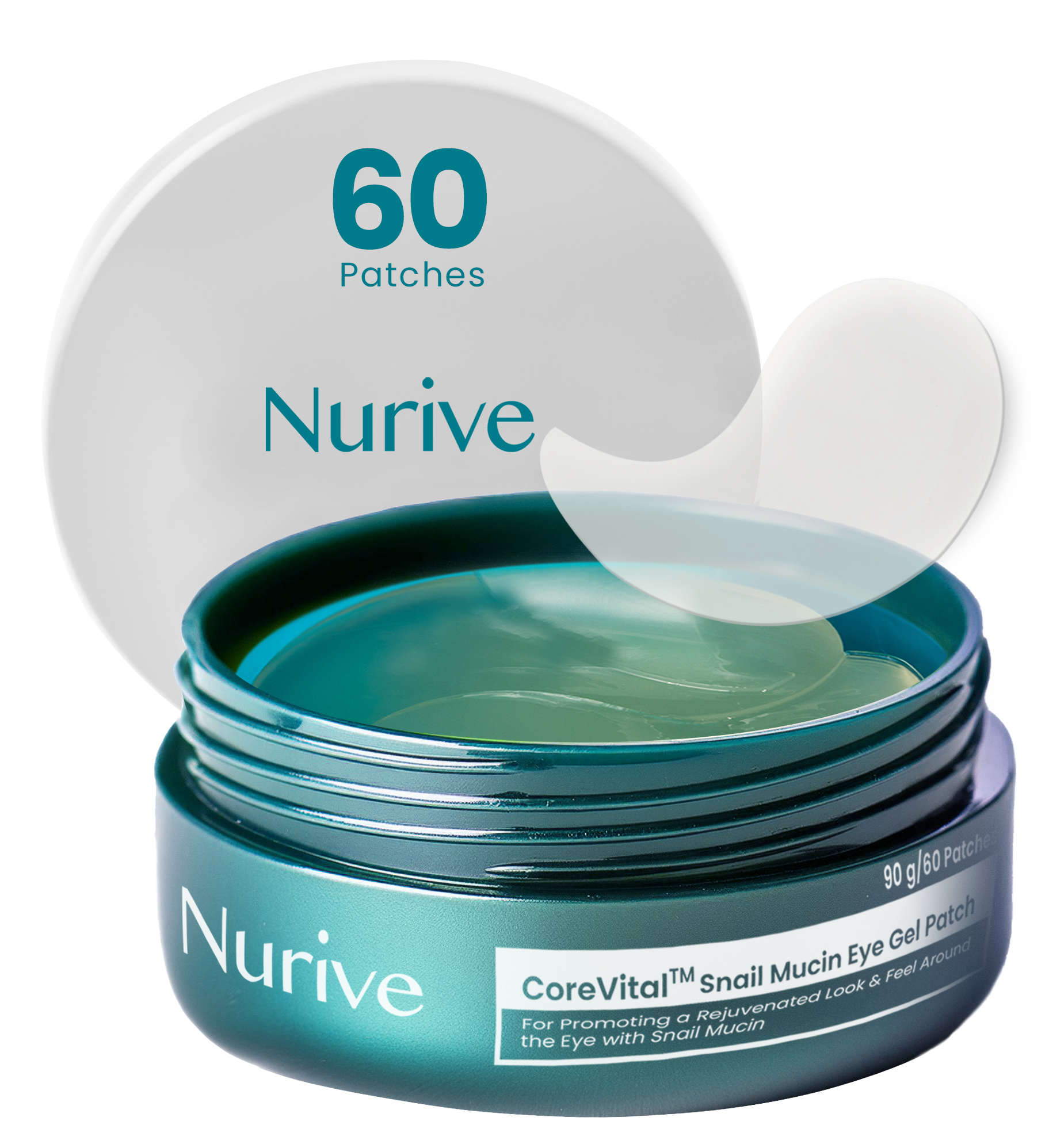 CoreVital™ Snail Mucin Eye Gel Patch