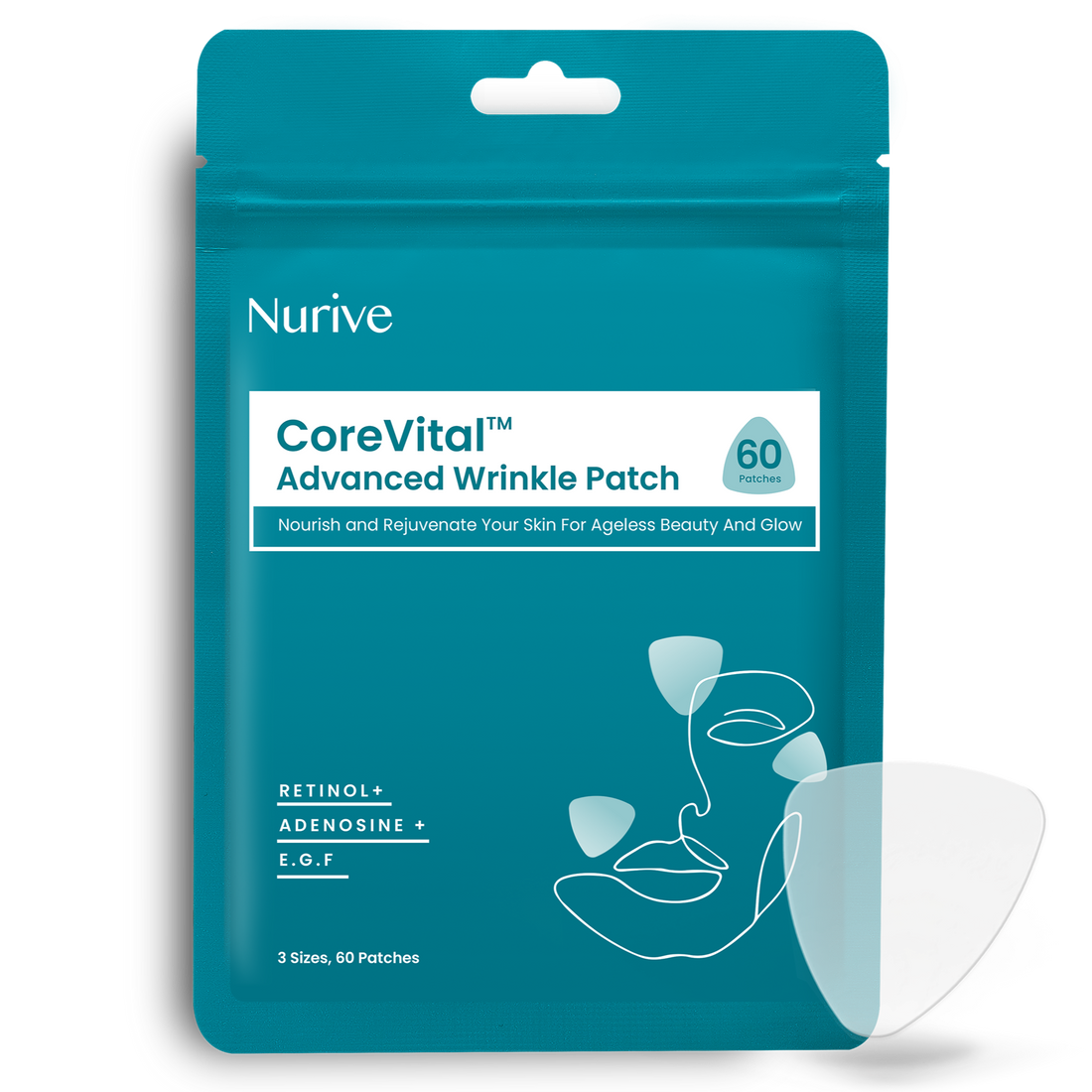 CoreVital™ Advanced Wrinkle Patch | SMALL (Multi-purpose)