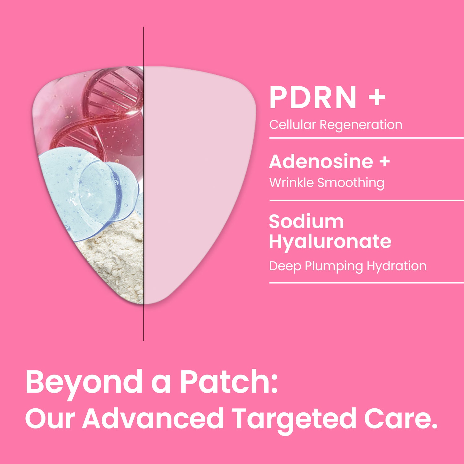 PDRN Wrinkle Patches 60 Ct | Overnight Anti Aging Wrinkle Patch for Face