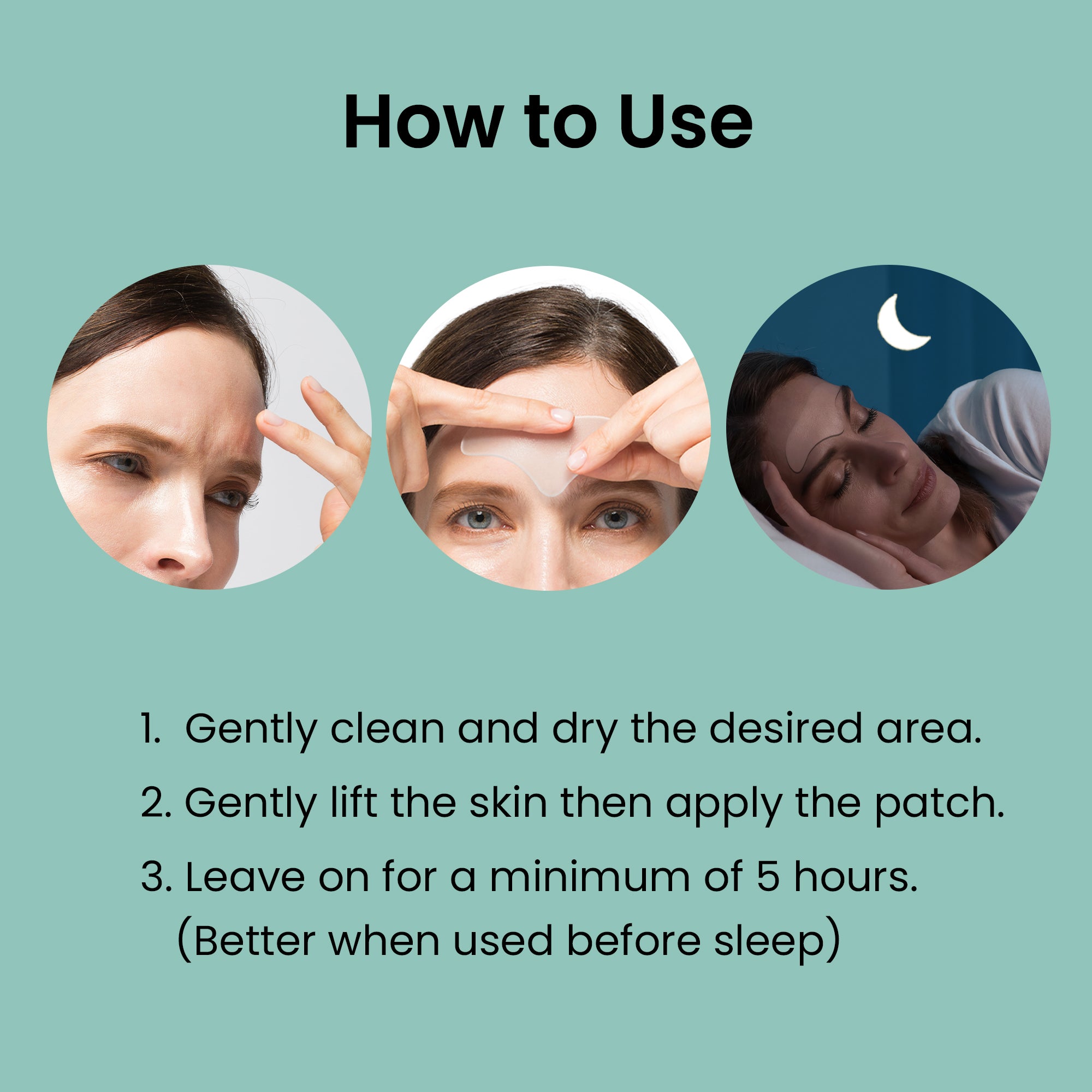 Forehead Wrinkle Patches with Retinol 20ct | Patches for Forehead Wrinkles