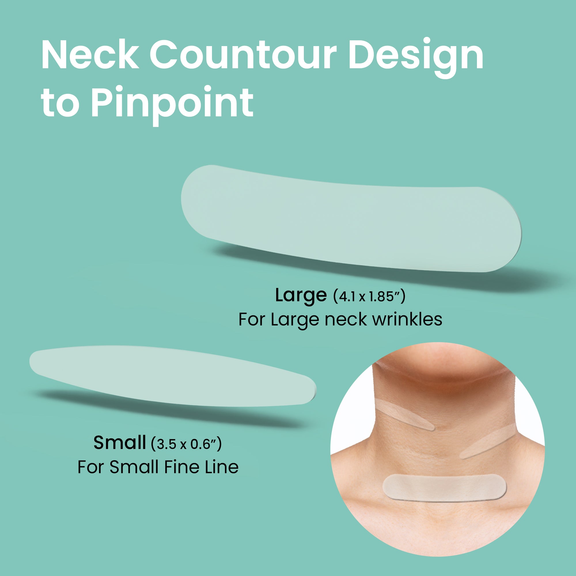 Neck Wrinkle Patches with Retinol 36 Ct | Wrinkle Strips for Neck Firming &amp; Tightening
